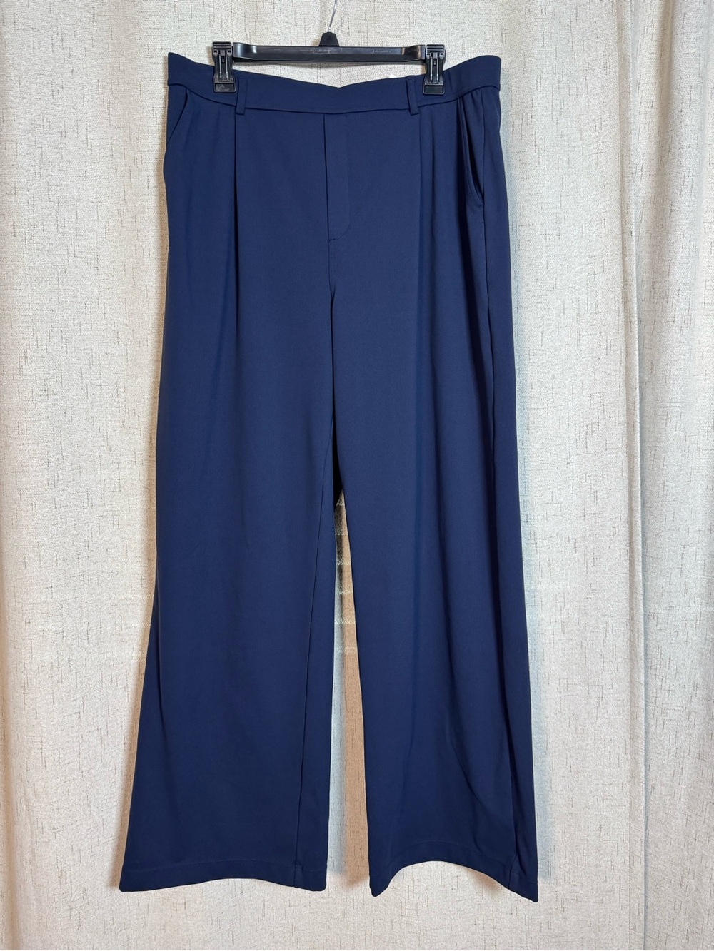 HALARA Navy Wide-Leg Dress Pants for Women XL